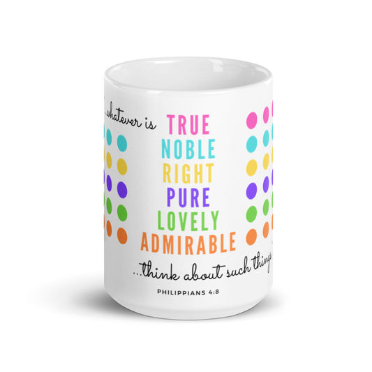 "...think about such things." - White glossy mug 15oz