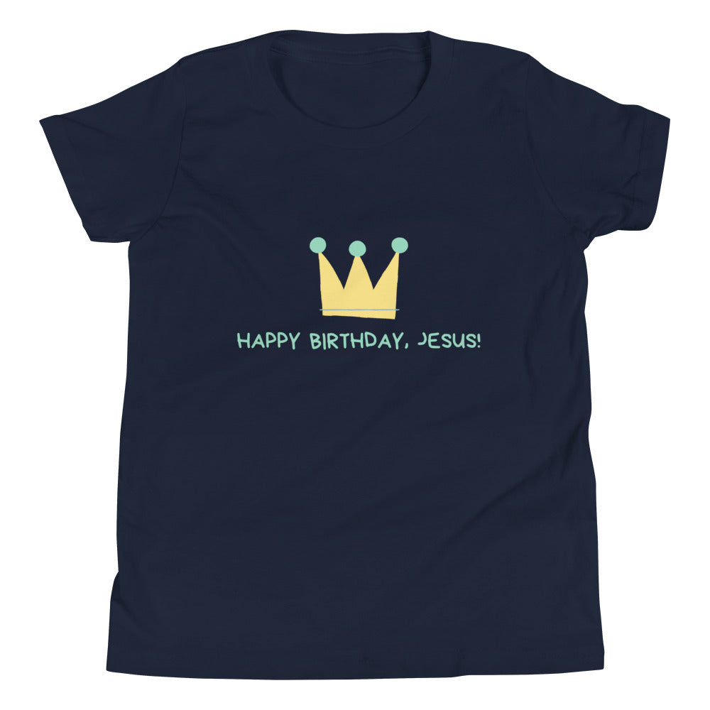 Happy Birthday, Jesus! - Youth Short Sleeve T-Shirt