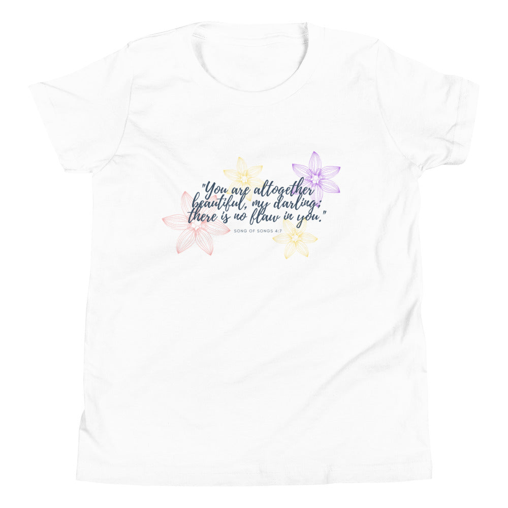 "You are altogether beautiful..." - Youth Short Sleeve T-Shirt