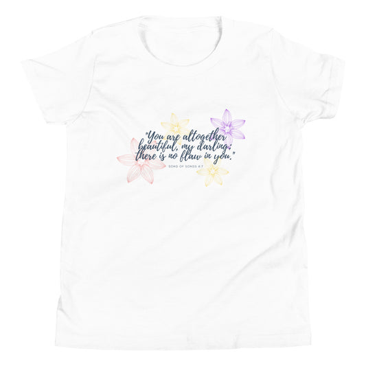 "You are altogether beautiful..." - Youth Short Sleeve T-Shirt